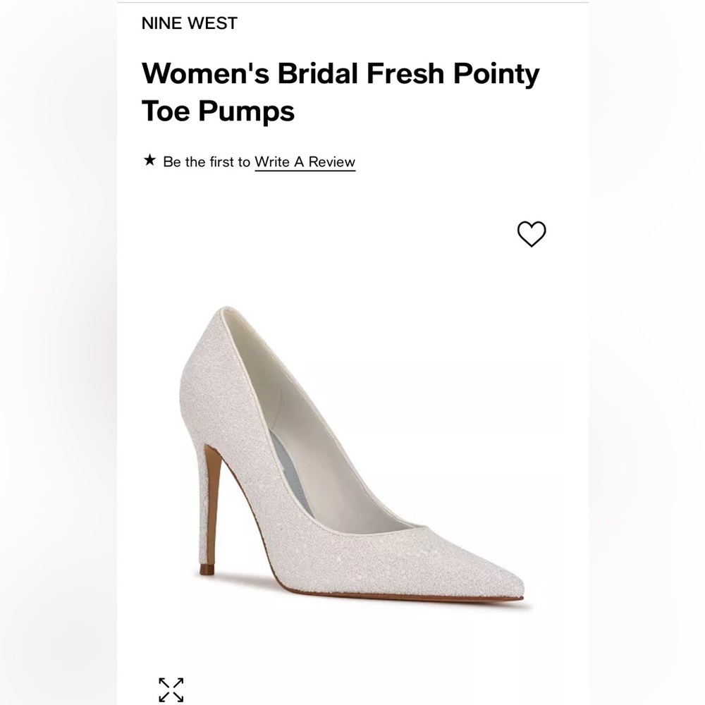 Nine West Fresh Pointy Toe Pumps in pearl glitter